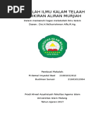 Download Makalah Ilmu Kalam Telaah Aliran Murjiah by gunawan sanusi SN346742984 doc pdf