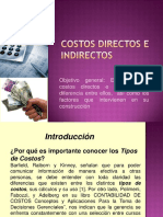 Costos Directos Indirectos