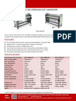 Easty BU Laminator / laminador / lamination / lamincion Hot Laminator