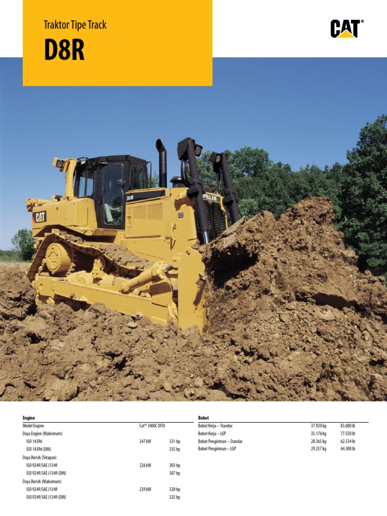 Catepillar Buldozer d8 | PDF