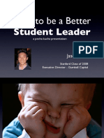 How To Be A Better: Student Leader