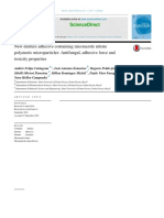 New Denture Adhesive Containing Miconazole Nitrate Polymeric Microparticles Antifungal, Adhesive Force and Toxicity Properties