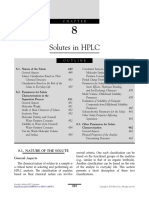 Chapter 8 Solutes in HPLC 2013 Essentials in Modern HPLC Separations
