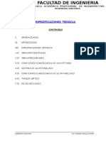 Especificaciones Tecnicas