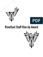 Rivereast Staff Rise Up Award