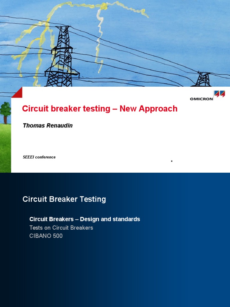 Circuit Breaker Testing Switch Electric Current