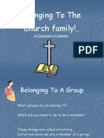 Baptisim-Belonging To A Family