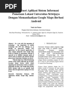 Download Hello Unsri Aplikasi Sistem Informasi Pemetaan Lokasi Universitas Sriwijaya Dengan Memanfaatkan Google Maps Berbasi Android by Thomi Irfansyah SN346754927 doc pdf