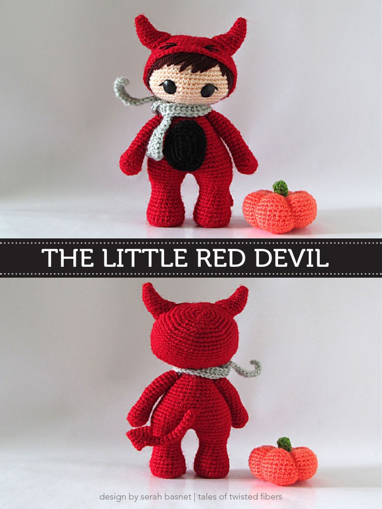 The Little Red Devil Amigurumi Pattern - Tales of Twisted Fibers PDF | PDF
