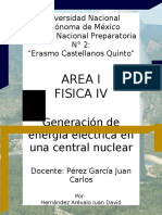 Generación de Energía Eléctrica en Una Central Nuclear
