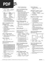 Respuestas Incredible English Test 4 Primaria