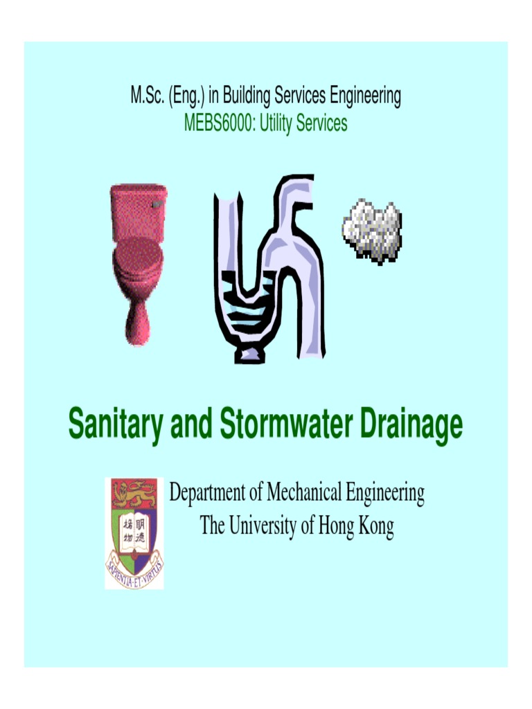Sanitary and Stormwater Drainage Guide | PDF | Sanitary Sewer | Sanitation