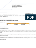 Estado de cuenta Oh! con deuda vencida de S/.1417,76 y notificación de inicio de acciones legales