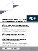 Detector multifuncional manual