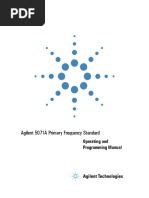 HP 5071A Operating & Programming