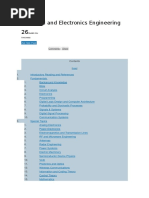 Electrical and Electronics Engineering
