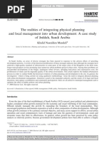 Download The Realities of Integrating Physical Planning and Local Management Into Urban Development- A Case Study of Jeddah by Samer Baessa SN34676948 doc pdf