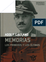 Los Primeros y Los Ultimos Memorias Adolf Galland Ed1955 Comp