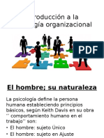 Introducción a La Psicología Organizacional,Diapositiva