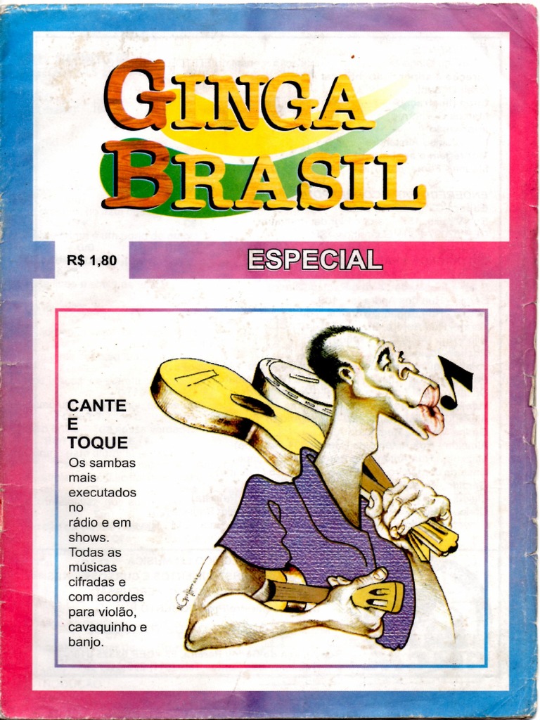 ginga brasil especial spc  Cifras de musicas, Cifras simplificadas, Sambas  antigos