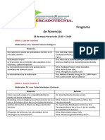 Programa de Ponencias Encuentro MKT