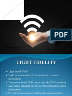 LIFI: Light Fidelity for Wireless Communication