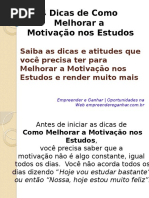Motivação para Estudar