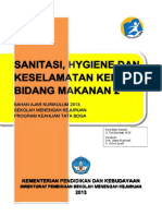 1746 2013 Kelas 10 SMK Sanitasi Hygiene Dan Kesela