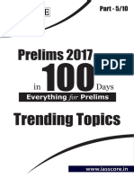 Trending Topics Part 5 of 10 Prelims