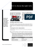 How To Choose The Right Valve PDF