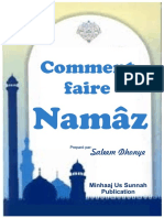 Comment Faire Namaaz (Selon Madhhab Hanafiy)