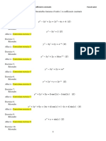 Exercices Corriges Equations Differentielles Lineaires