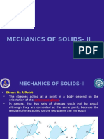 Mechanics of Solids-Ii