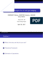 Optimal Hedging Strategies for Oil and Gas