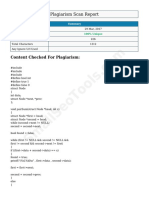 Plagiarism Scan Report: Content Checked For Plagiarism