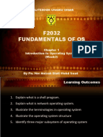 F2032 Fundamentals of Os: Politeknik Ungku Omar