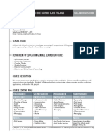 Classroom Management Syllabus