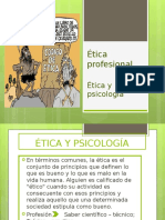 Ética profesional psicología