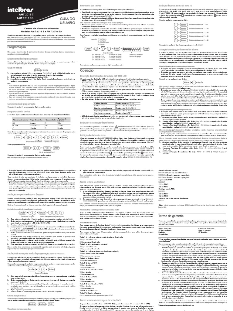 Guia Usuario Amt 2018 EEg 04.14 PDF Telefone Teclado de computador