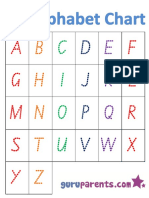 Handwriting Alphabet Worksheet Capital Letters