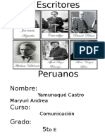 Escritores Peruanos