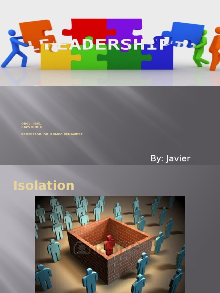 Managing Isolation in Organizations | PDF | Leadership | Employment