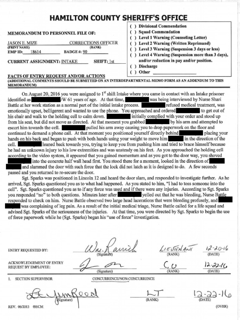 Jason Mize Use of Force Investigation | PDF | Justice | Crime & Violence