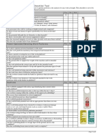 9 - Work at Height Review Checklist Tool