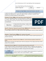 Candidate Assessment of Performance (CAP) : Goal-Setting & Plan Development