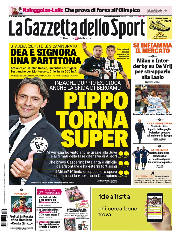 La Gazzetta Dello Sport 04.08.11