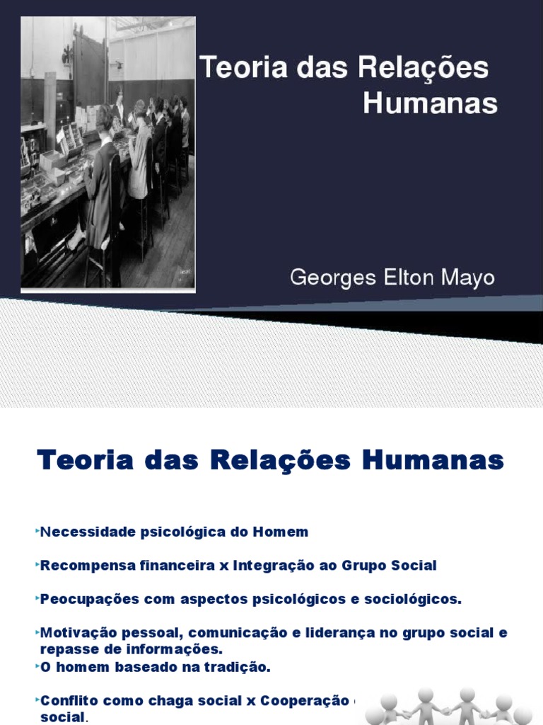 Teoria Das Relações Humanas de Elton Mayo | PDF