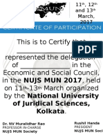 Of Juridical Sciences, Kolkata.: TH TH