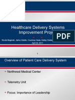 Healthcare Delivery Systems Improvement Project