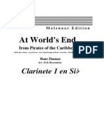 06 Piratas Del Caribe - en El Fin Del Mundo Clarinete 1 en Sib